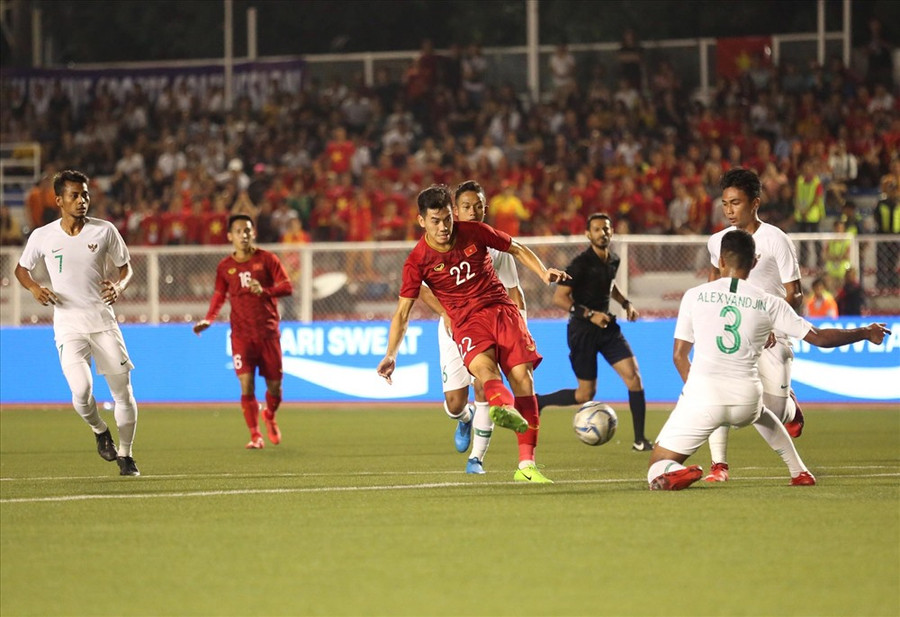 U22 Việt Nam không còn e ngại khi phải đối đầu với U22 Indonesia. Ảnh: D.P U22 Việt Nam không còn e ngại khi phải đối đầu với U22 Indonesia. Ảnh: D.P