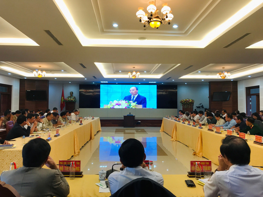 Quang cảnh Hội nghị trực tuyến tại điểm cầu Gia Lai. Ảnh: Trần Dung Quang cảnh Hội nghị trực tuyến tại điểm cầu Gia Lai. Ảnh: Trần Dung