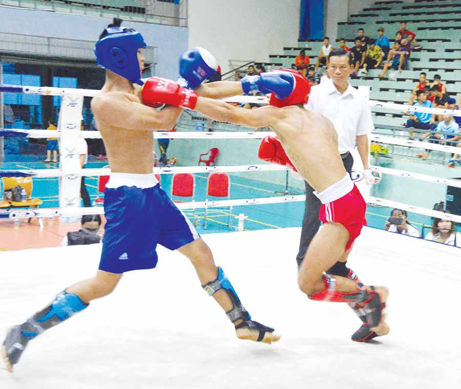  Kick boxing là môn thế mạnh của thể thao thành tích cao Gia Lai trong năm 2019. Ảnh: M.V