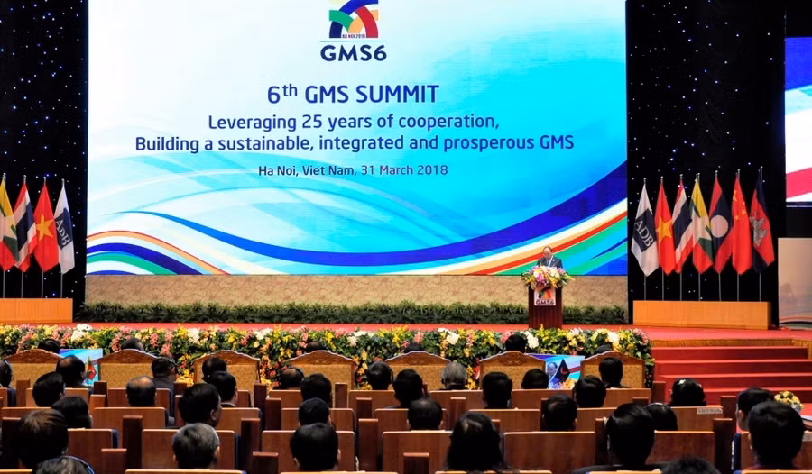 Việt Nam và những nỗ lực trong hợp tác Mê Kông ảnh 3 Hội nghị Thượng đỉnh Hợp tác tiểu vùng Mê Kông mở rộng lần thứ 6 năm 2018 tại Hà Nội. Ảnh: ĐCSVN