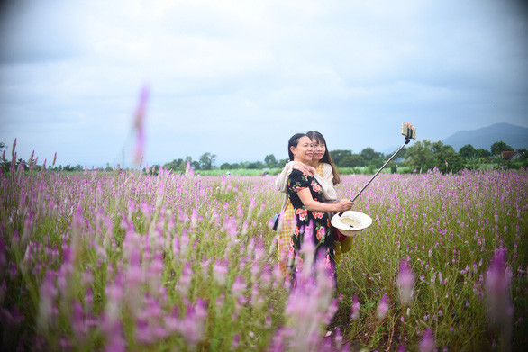 Nhiều du khách cho biết khi vào khu vườn này, họ chẳng muốn bước chân rời đi, vì nơi này đẹp lạ quá - Ảnh: LÂM THIÊN