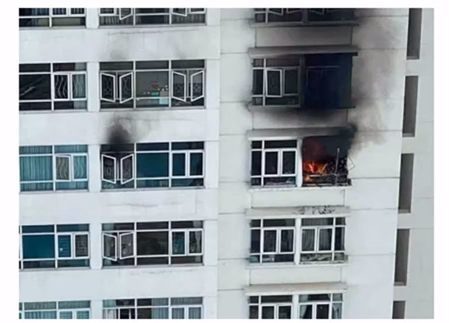  Hiện trường đám cháy