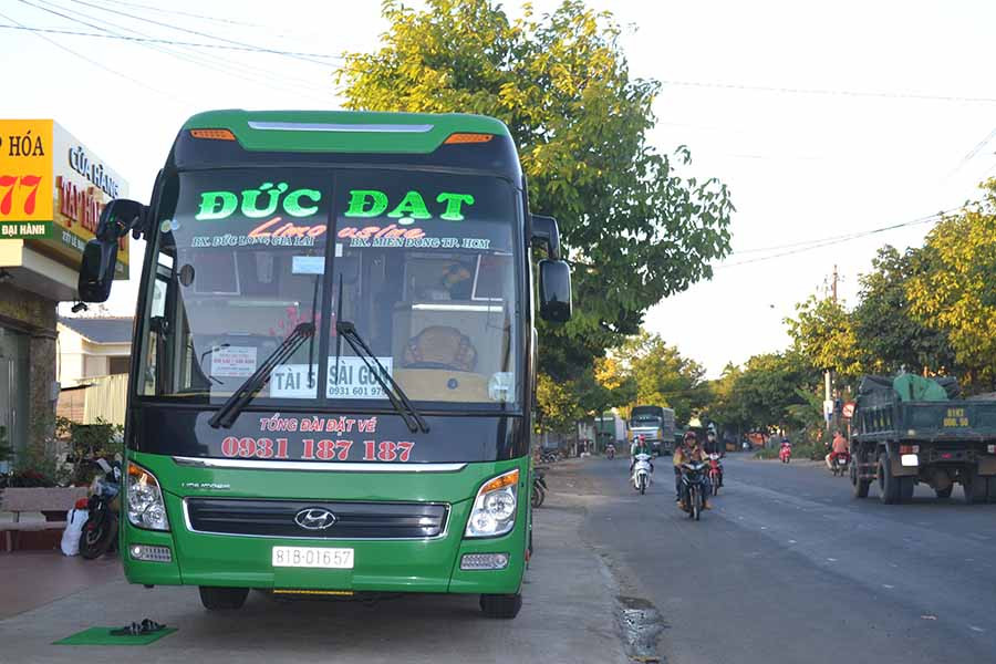  Xe khách Limousine của Công ty TNHH một thành viên Đức Đạt Thành Gia Lai. Ảnh: H.C