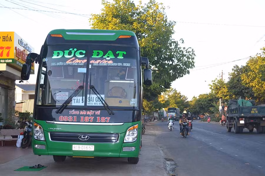  Xe khách Limousine của Công ty TNHH một thành viên Đức Đạt Thành Gia Lai. Ảnh: H.C