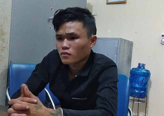 Đối tượng Lương Ngọc Nghĩa tai cơ quan Công an. (Ảnh do cơ quan Công an cung cấp) Đối tượng Lương Ngọc Nghĩa tai cơ quan Công An (Ảnh do có quan công an cung cấp)