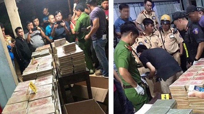 Tang vật ma túy chứa trong xe bán tải bị thu giữ hồi tháng 3 - Ảnh Ngọc Lê Tang vật ma túy chứa trong xe bán tải bị thu giữ hồi tháng 3 - Ảnh Ngọc Lê