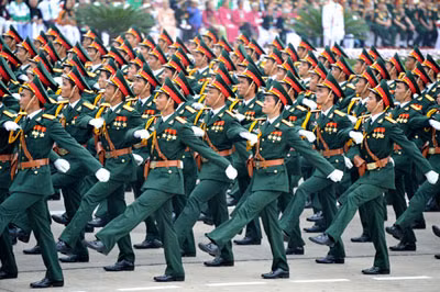 Mục tiêu xây dựng Quân đội nhân dân Việt Nam đã được Nghị quyết Đại hội XII của Đảng xác định là “cách mạng, chính quy, tinh nhuệ, từng bước hiện đại”. Nguồn: qdnd.vn