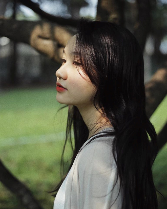 "Nhưng sức mạnh chủ yếu của Hà Lan nằm ở đôi mắt. Đôi mắt có hàng mi dài, lúc nào cũng mở to, hồn nhiên và ngơ ngác. Đôi mắt đó lúc bấy giờ đã khiến tôi buộc lòng đổi chỗ ngồi với thằng Ngọc và sau này cũng đôi mắt đó làm khổ tôi ghê gớm", lời tự sự của nhân vật Ngạn trong truyện Mắt biếc