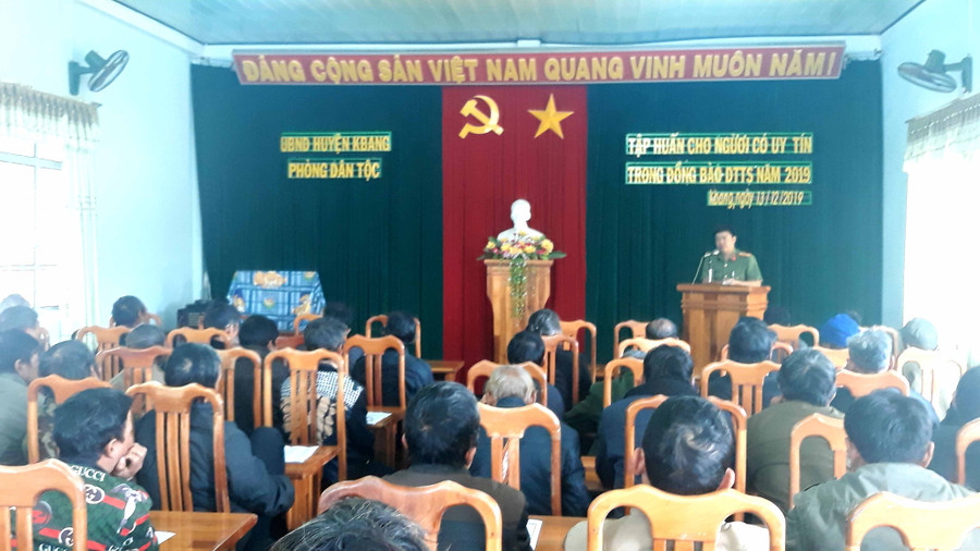 Quang cảnh buổi tập huấn. Ảnh: Ngọc Minh