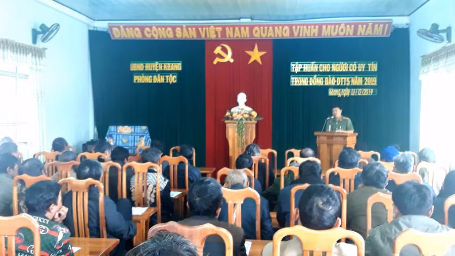 Quang cảnh buổi tập huấn. Ảnh: Ngọc Minh