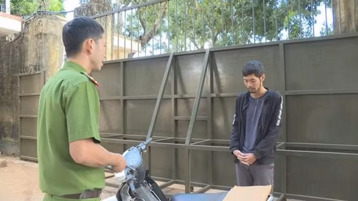 Vũ Văn Tài tại cơ quan điều tra.