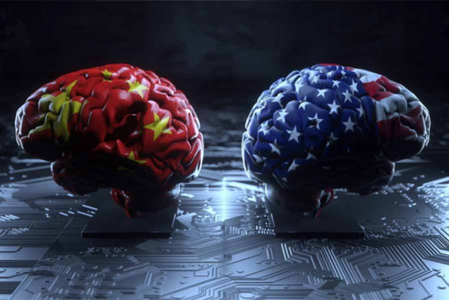 Cuộc chạy đua trong lĩnh vực AI giữa Mỹ và Trung Quốc đang đến hồi quyết liệt - ẢNH: ARTIFICIALINTELLIGENCE-NEWS