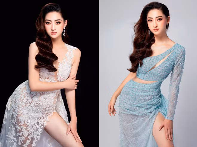 Chung kết Miss World 2019, Lương Thùy Linh sẽ chọn một trong hai chiếc đầm này để tỏa sáng Ảnh: Lê Thiện Viễn