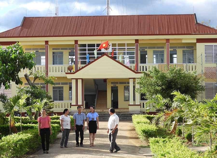 Trụ sở xã Ia Bă. Ảnh: L.T