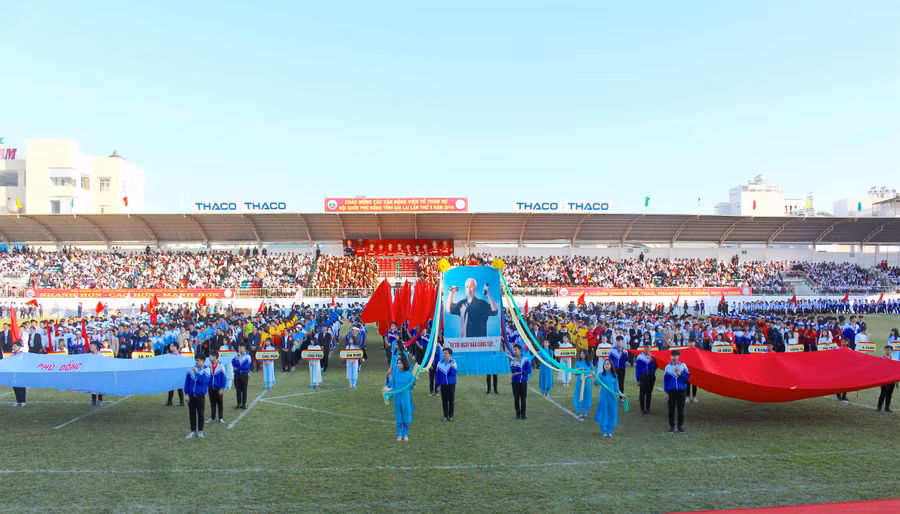 HKPĐ lần này có 3.220 vận động viên thuộc 67 đoàn thể thao trên toàn tỉnh. Ảnh: Mộc Trà