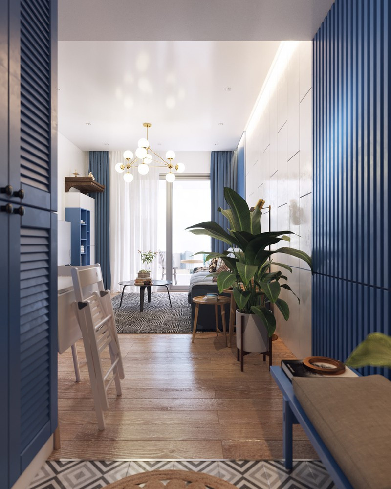 Thay vì chọn sàn ốp gạch, gia chủ sử dụng sàn gỗ để các thành viên cảm thấy ấm cúng mỗi khi trở về nhà. Thay vì chọn sàn ốp gạch, gia chủ sử dụng sàn gỗ để các thành viên cảm thấy ấm cúng mỗi khi trở về nhà.