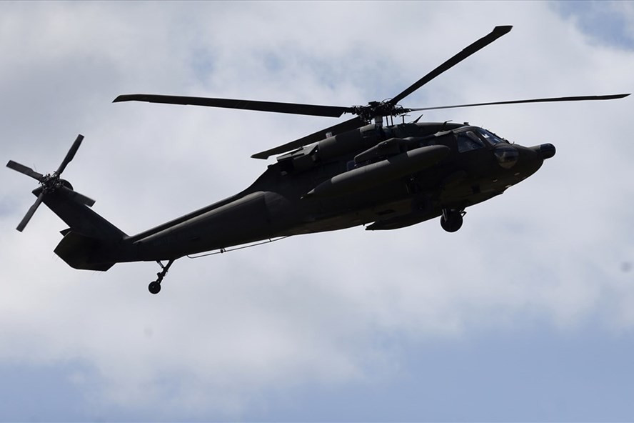 Trực thăng UH-60 Black Hawk. Ảnh: AP.