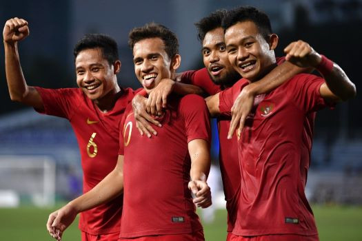 Indonesia chiến thắng Myanmar với tỉ số 4 -2 ở trận bán kết hôm 7/12. Ảnh: thejakartapost.com Indonesia chiến thắng Myanmar với tỉ số 4 -2 ở trận bán kết hôm 7/12. Ảnh: thejakartapost.com