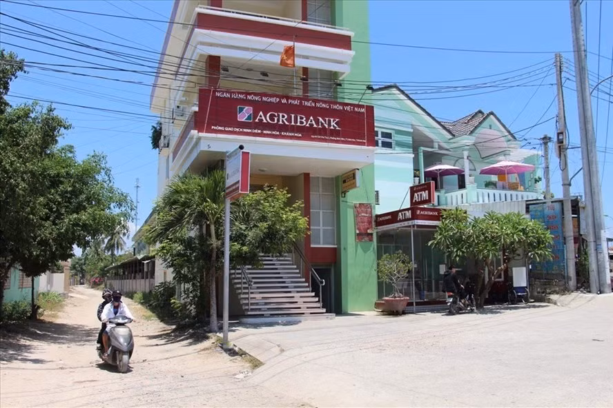 Phòng giao dịch Agribank Ninh Diêm, thị xã Ninh Hòa, Khánh Hòa.