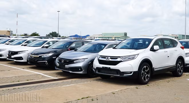 So với tháng 10.2019 lượng ô tô nhập khẩu vào VN tháng 11.2019 giảm khoảng 30% - Ảnh: Đình Tuyên