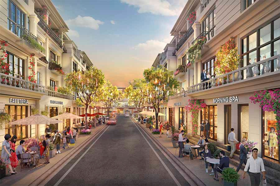 Tổ hợp nhà phố thương mại FLC Hilltop Shophouse.