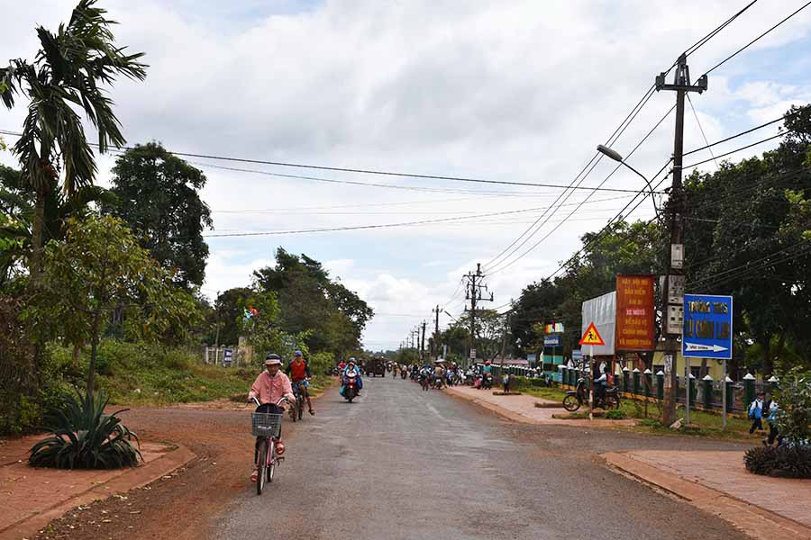  Trung tâm xã Ia Blang. Ảnh: G.H