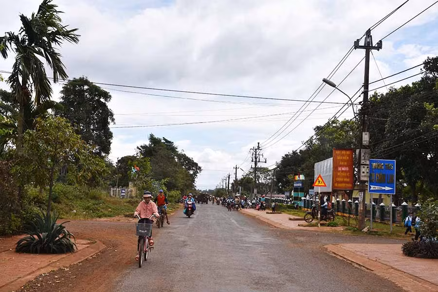  Trung tâm xã Ia Blang. Ảnh: G.H