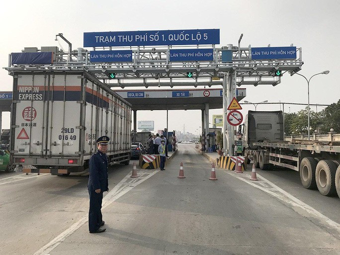 Trạm thu phí số 1 trên Quốc lộ 5 vừa hoàn thành lắp đặt thiết bị ETC