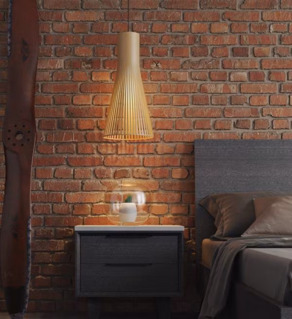 Chiếc đèn mặt dây chuyền sử dụng ánh sáng để kết nối mọi người lại với nhau.