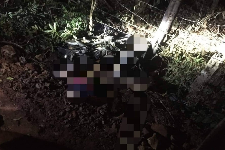 Hiện trường vụ việc kinh hoàng. Ảnh: LX