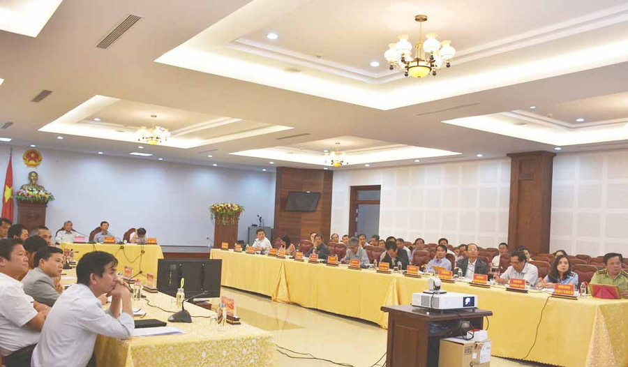 Quang cảnh Hội nghị tại điểm cầu Gia Lai. Ảnh: Lê Nam