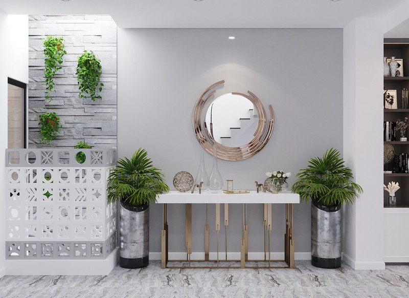 Không chỉ chú ý đến khu vực phòng khách, mà ngay cả hành lang cũng được chủ nhà chăm chút bằng những vật dụng sang trọng. Không chỉ chú ý đến khu vực phòng khách, mà ngay cả hành lang cũng được chủ nhà chăm chút bằng những vật dụng sang trọng.