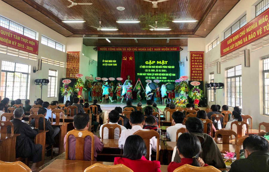 Quang cảnh buổi gặp mặt. Ảnh: Ngọc Thu Quang cảnh buổi gặp mặt. Ảnh: Ngọc Thu