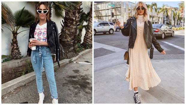 Với streetstyle năng động, các cô nàng sành điệu có thể kết hợp cùng quần jeans light wash hoặc váy dài cho những buổi trà chiều hoặc dạo mát. (Ảnh: Claudia Graziano & Kelsey Diprima) Với streetstyle năng động, các cô nàng sành điệu có thể kết hợp cùng quần jeans light wash hoặc váy dài cho những buổi trà chiều hoặc dạo mát. (Ảnh: Claudia Graziano & Kelsey Diprima)