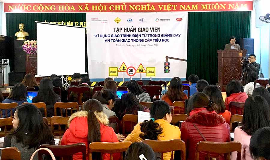  Quang cảnh chương trình tập huấn. Ảnh: Lê Hòa