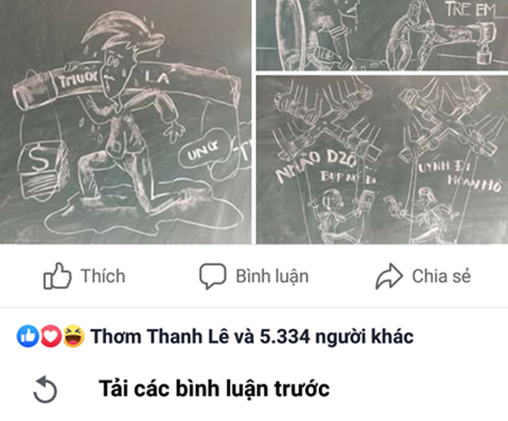 Việc làm của thầy Hùng gây 