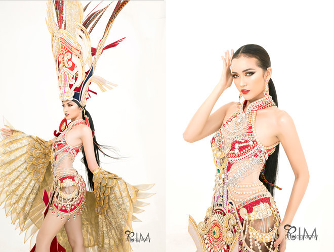 Ngọc Châu hé lộ trang phục dân tộc hoành tráng dài hơn 5m tham dự 'Miss Supranational 2019' - Ảnh: Thân Nguyễn An Kha Ngọc Châu hé lộ trang phục dân tộc hoành tráng dài hơn 5m tham dự 'Miss Supranational 2019' - Ảnh: Thân Nguyễn An Kha