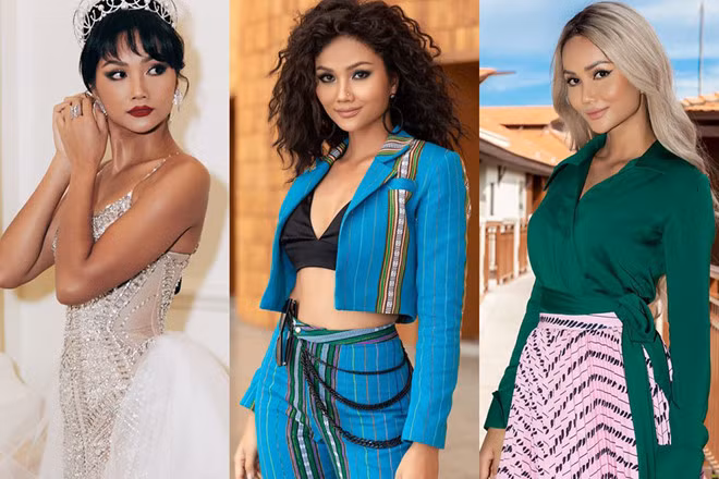  Trước đó, H'Hen Niê không ngại thử sức với nhiều hình ảnh khác nhau Ảnh: FBNV