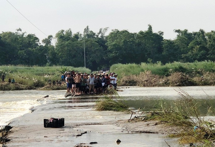  Vị trí xảy ra vụ đuối nước. Ảnh: T.Trực