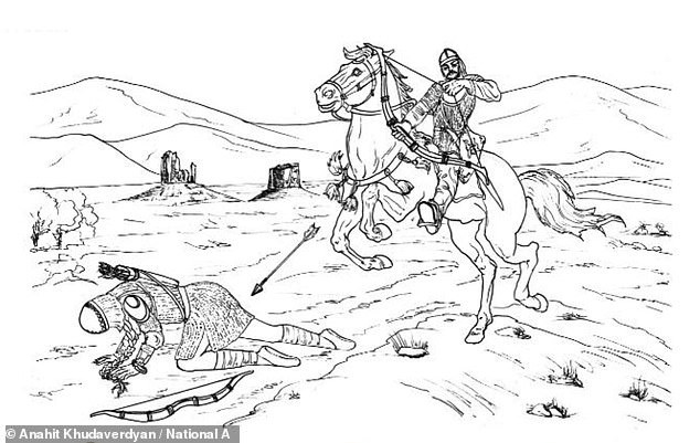 Nàng đã từng bị thương ở rất nhiều trận chiến - ảnh: Viện Hàn lâm Khoa học Quốc gia Armenia