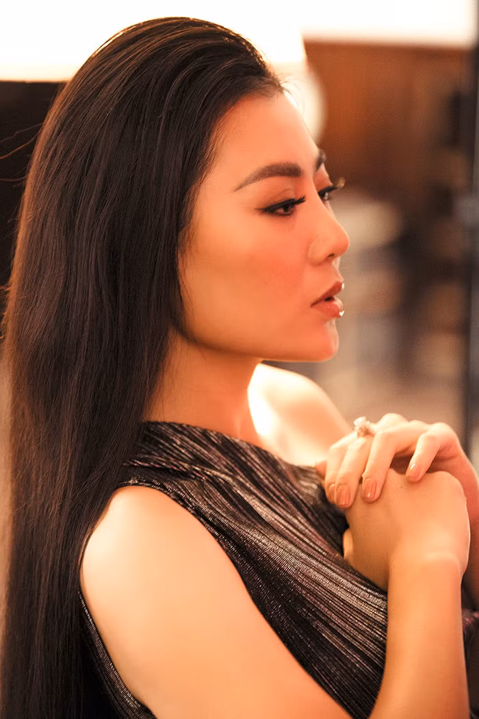 Vì đi diễn và đóng phim nên Thanh Hương có chế độ chăm sóc da cẩn thận