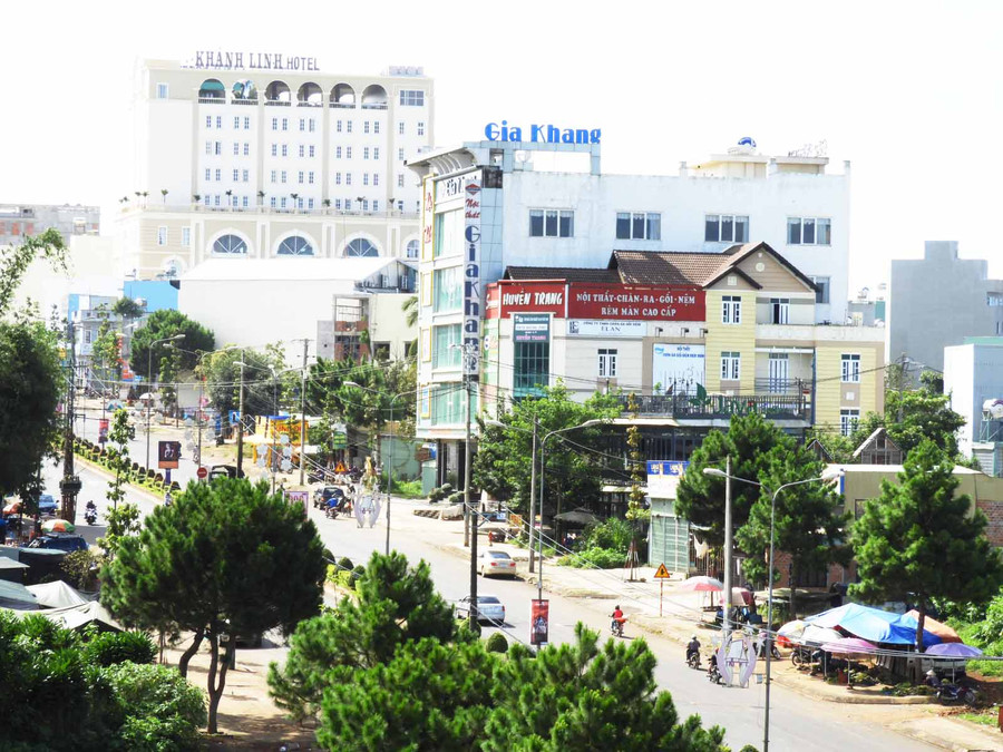 Một góc trung tâm thành phố Pleiku. Ảnh: T.N