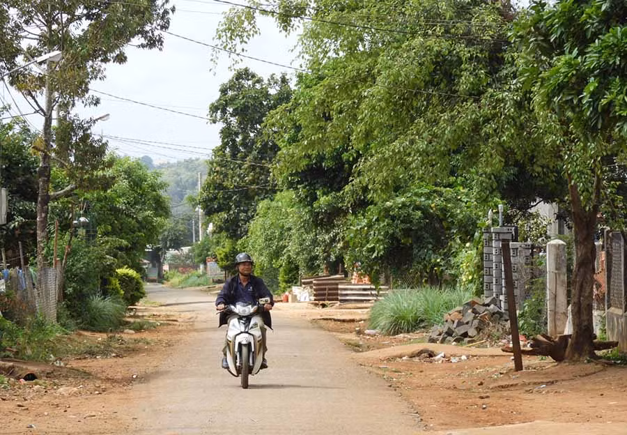 Quang cảnh làng Chuét 1 (phường Thắng Lợi, TP. Pleiku) . Ảnh: Thanh Nhật