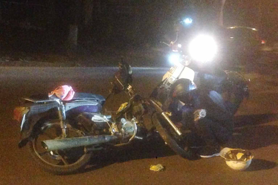 Hiện trường vụ tai nạn. Ảnh: Hà Phương