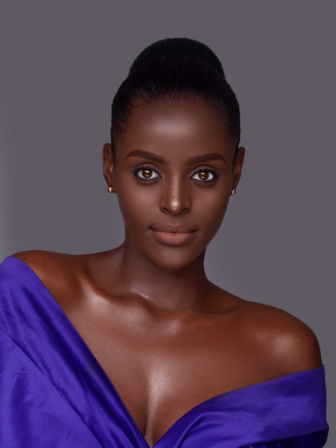Greatness Nkuba là Á hậu 3 Miss Tanzania 2019. Cô năm nay 20 tuổi, cao 1,73m. 