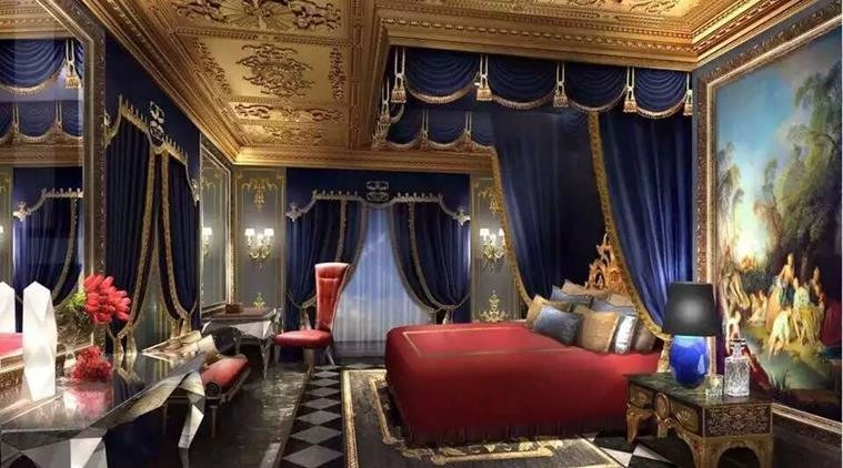  Một căn phòng khác cũng xa xỉ không kém. 