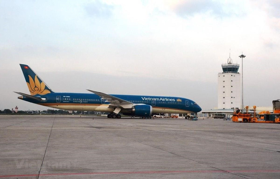 Máy bay của hãng hàng không Vietnam Airlines. (Ảnh: Việt Hùng/Vietnam+) Máy bay của hãng hàng không Vietnam Airlines. (Ảnh: Việt Hùng/Vietnam+)