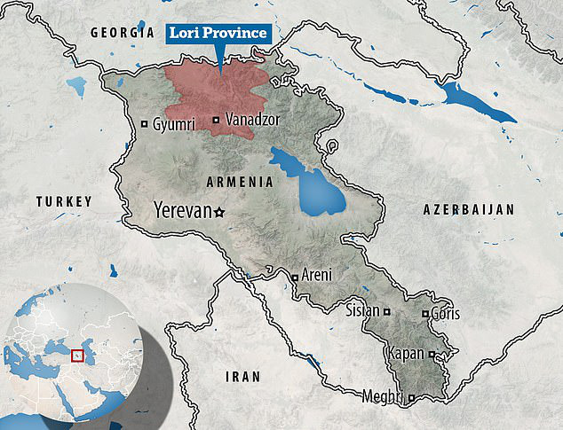  Nơi mộ cổ được tìm thấy - ảnh: DAILY MAIL