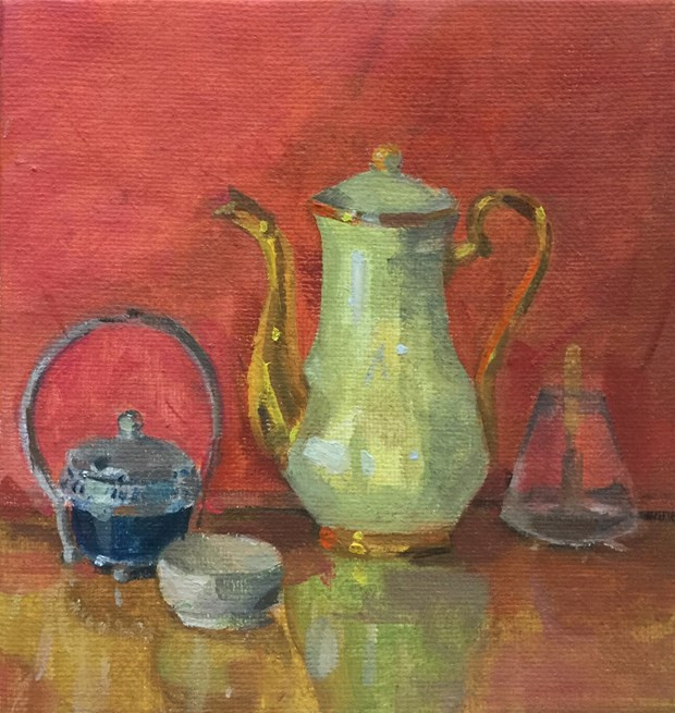 Tác phẩm trưng bày trong triển lãm 