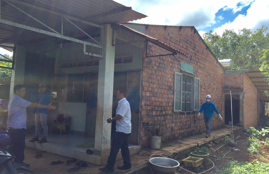  Căn nhà nơi xảy ra vụ án mạng. Ảnh: Văn Ngọc